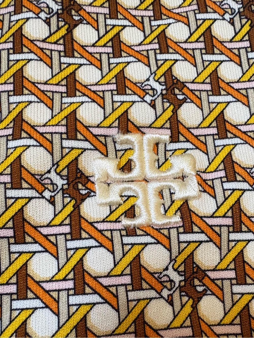 TORY BURCH Logo Print Cotton Dress NWT XL - Picture 7 of 10